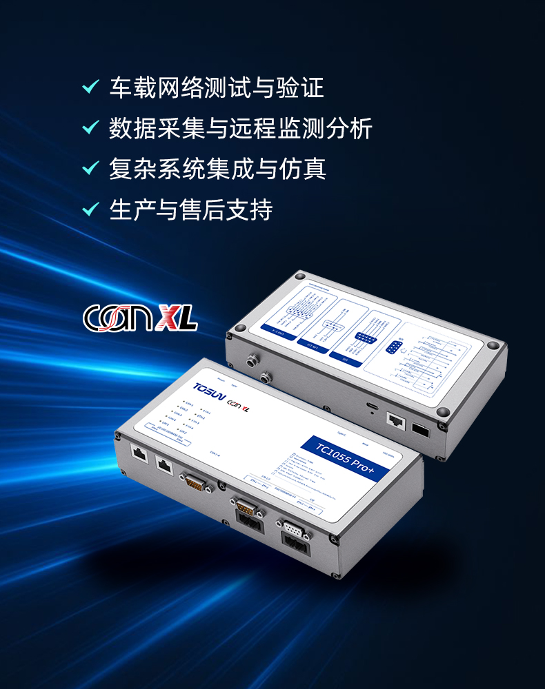 同星TC1055Pro+：全面支持CAN XL，解锁汽车总线测试新高度
